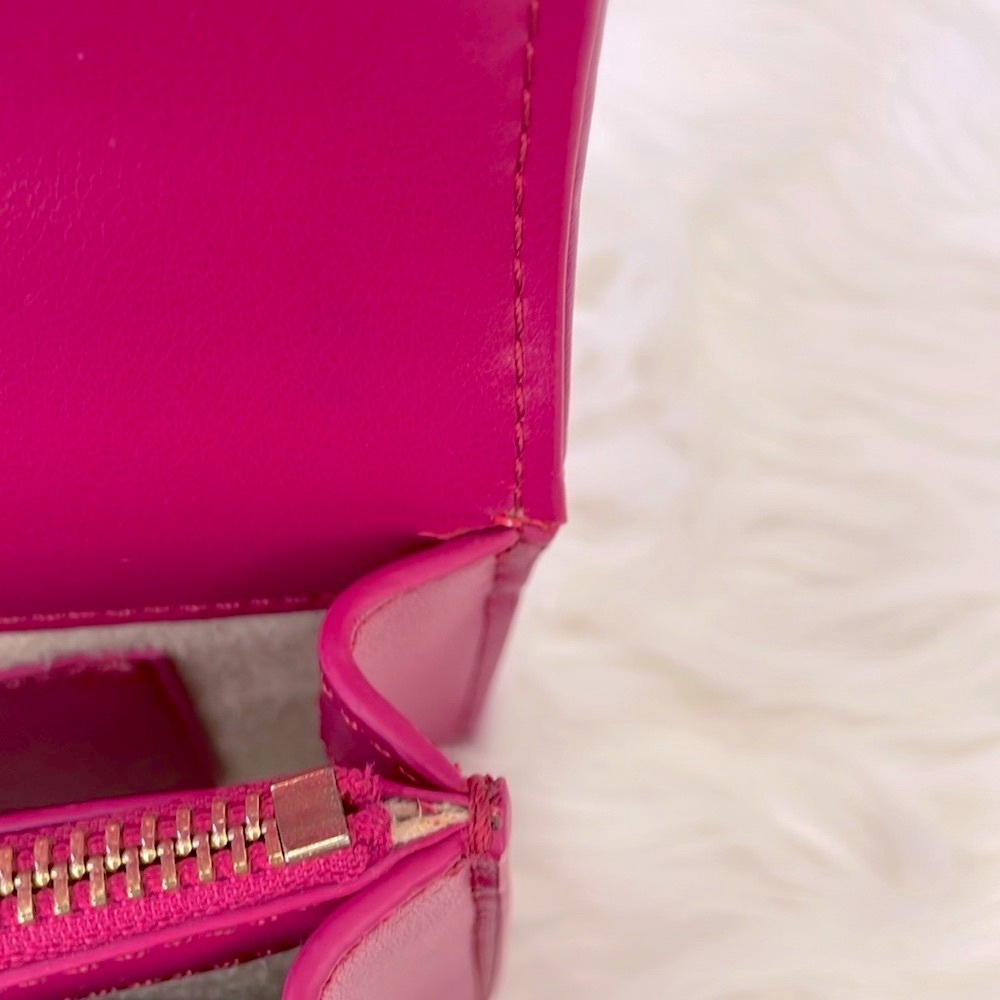 Pinko Quilted Velvet & Leather Love Bag with Chain Strap - Picture 15 of 17